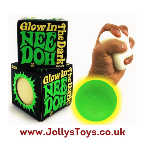 NeeDoh Glow In The Dark Squishy Ball